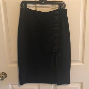 Sexy pencil skirt with high slit